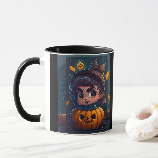 Taza Halloween (Con donut)