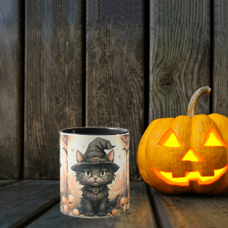 Taza Halloween Black cat
