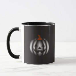 Taza Halloween black pumpkin 