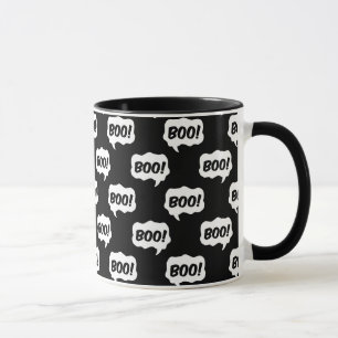 Taza Halloween Boo Speech Bubble Pattern Mug