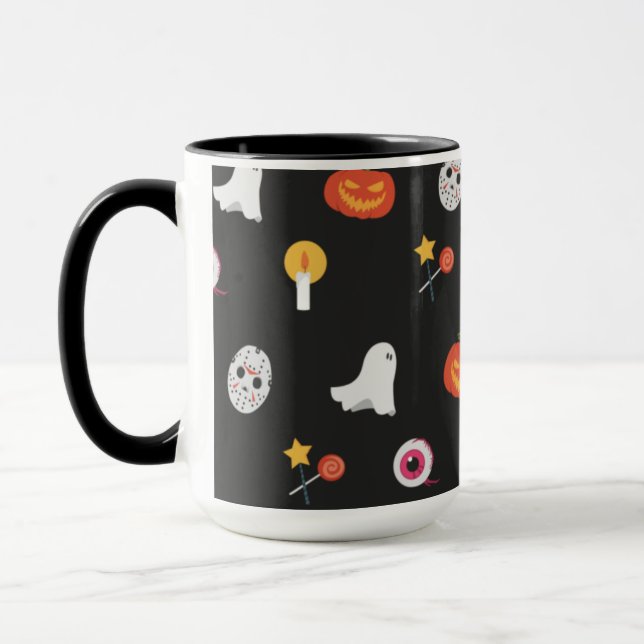 Taza Halloween Café simple Mug (Izquierda)
