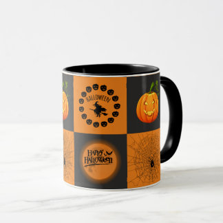 Taza Halloween Chessboard