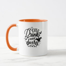 Taza Halloween 'Come, Bebe y Sé Espantoso'