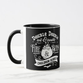 Taza Halloween con doble toil y problemas con Cauldron