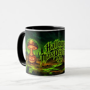 Taza Halloween de Destrucción Masiva Calabaza Radioacti