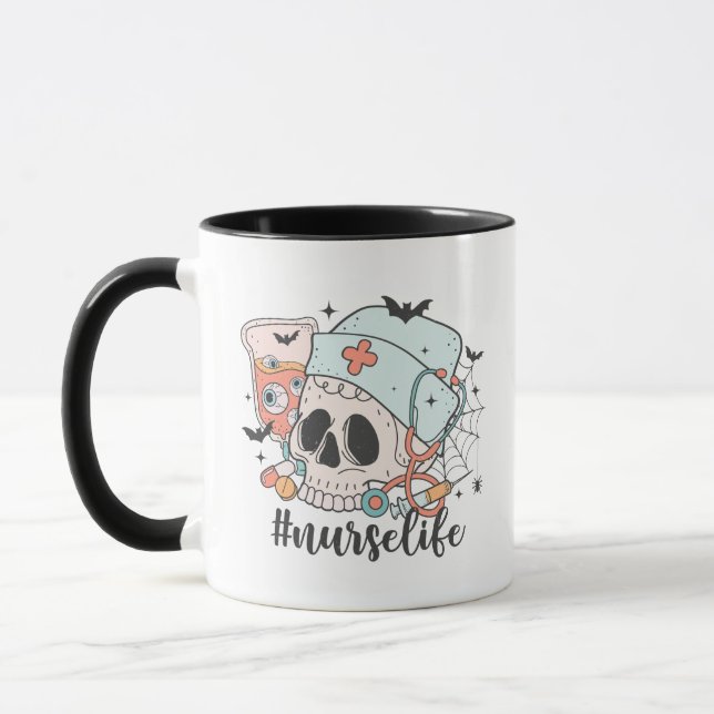 Taza Halloween de la Enfermería (Izquierda)
