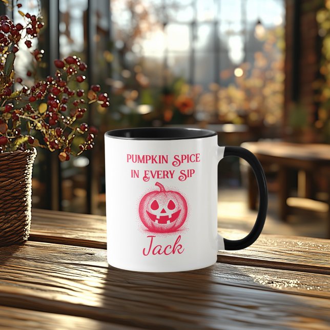 Taza Halloween de Neón Personalizado - Diseño de Calaba (Subido por el creador)