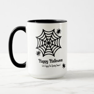Taza Halloween de Spiderweb personalizado