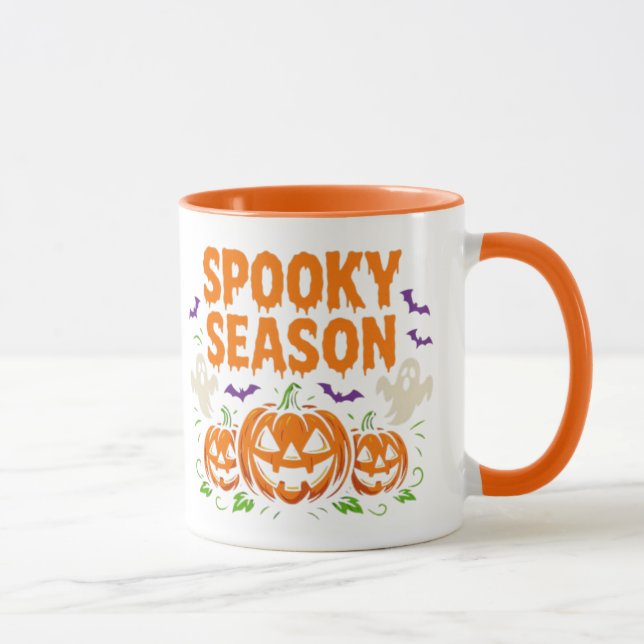 Taza Halloween de temporada de fantasía (Derecha)