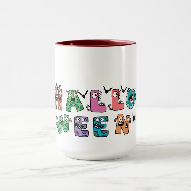Taza Halloween divertida (Centro)