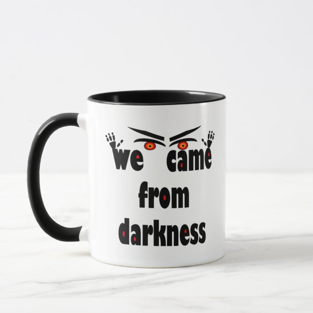 Taza Halloween divertido de temporada de fantasía (Izquierda)