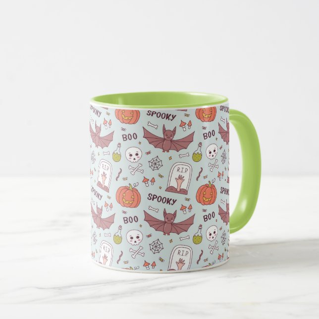 Taza Halloween fantasmal (Anverso derecho)