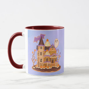 Taza Halloween Gingerbread Hauned House