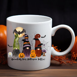 Taza Halloween Gnomes | Graciosa camiseta de Gnome