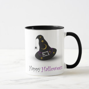 Taza Halloween Gorra de brujas con araña - Mug