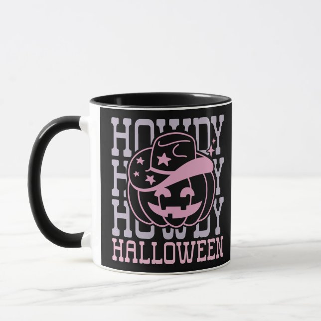 Taza Halloween Gorra de Cowboy de Halloween (Izquierda)