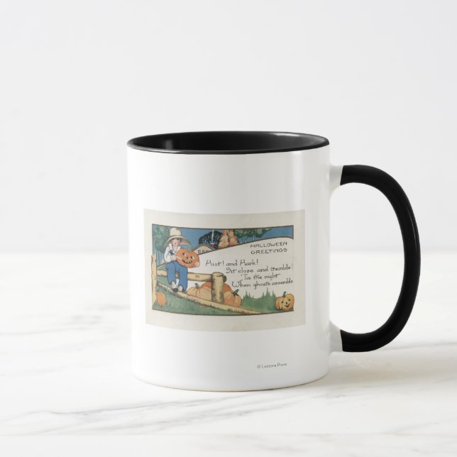 Taza Halloween GreetingHist y Hark (Derecha)