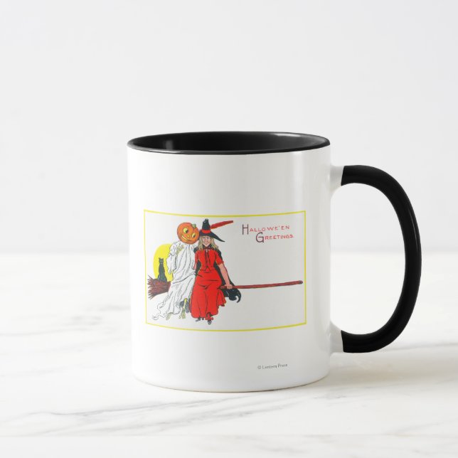Taza Halloween Greetings Witch (Derecha)