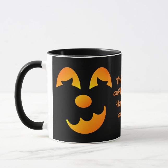 Taza Halloween Jack-o'-lantern Funny Face (Izquierda)