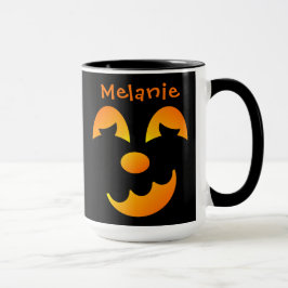 Taza Halloween Jack-o'-lantern Funny Face Combo