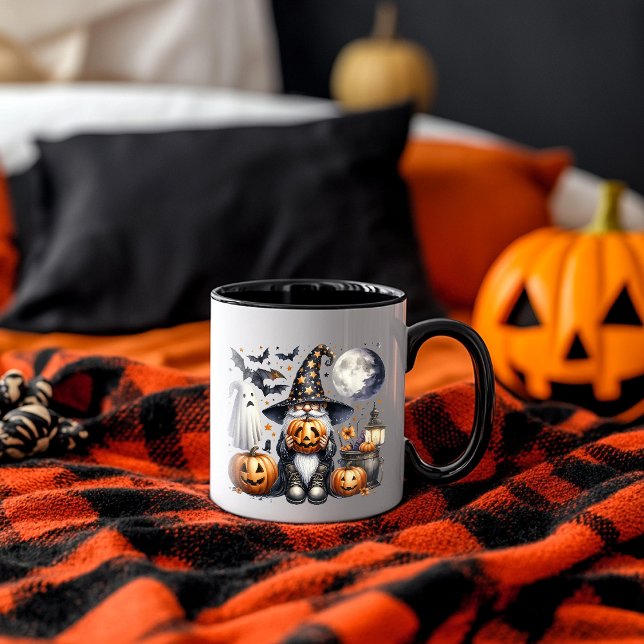 Taza Halloween Jack-o'-lantern Gnome (Subido por el creador)