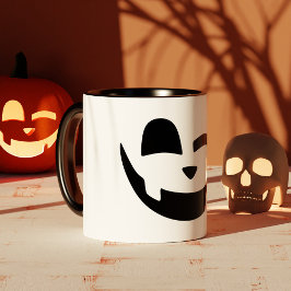 Taza Halloween Jack O Lantern Pumpkin Happy Face