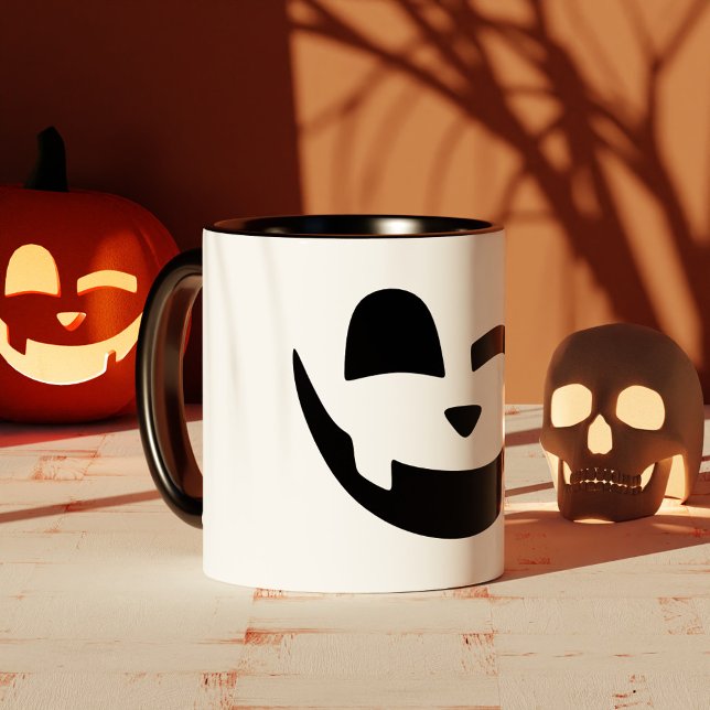 Taza Halloween Jack O Lantern Pumpkin Happy Face (Halloween Jack O Lantern Pumpkin Happy Face Mug)
