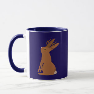 Taza Halloween Jackalope Trick o Trete