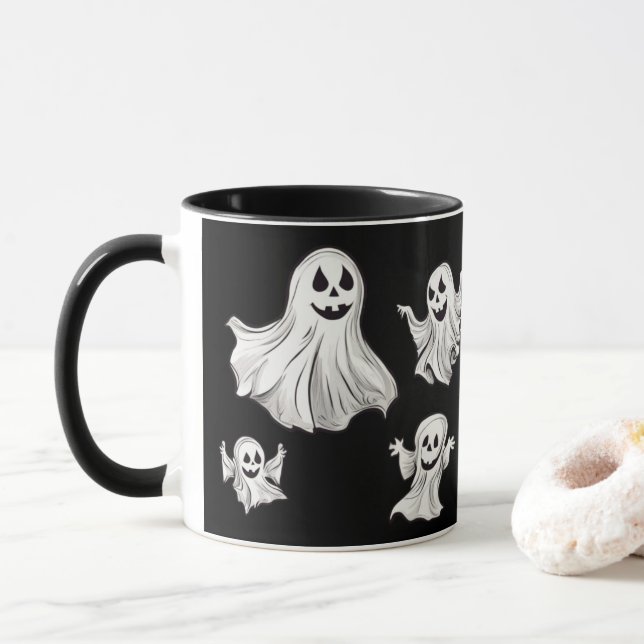 Taza Halloween: Kleine Geister -  (Con donut)