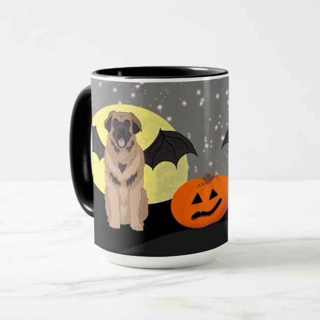 Taza Halloween Leonberger (Anverso izquierdo)