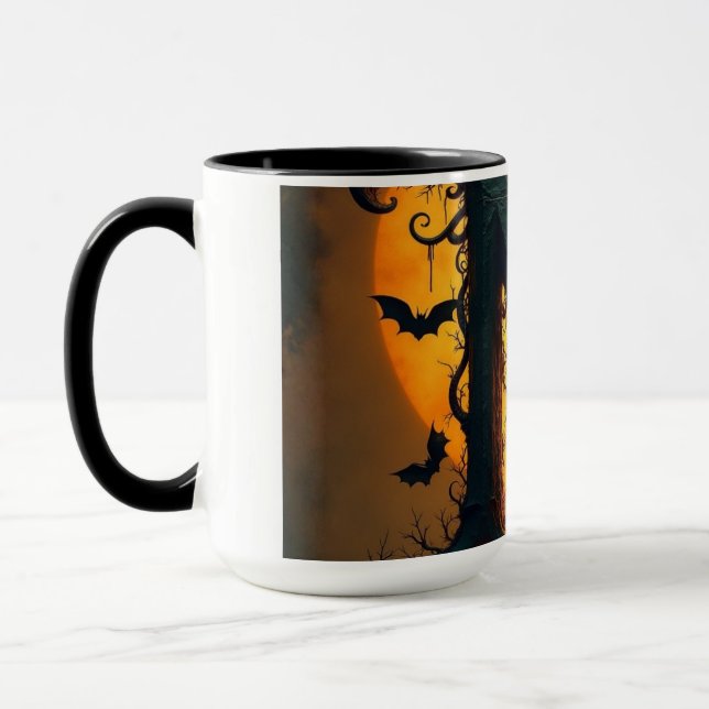 Taza Halloween Letter N Single Tear (Izquierda)