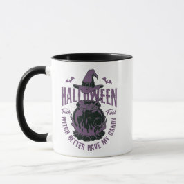 Taza Halloween - "Mejor Que La Bruja Tenga Mi Vela"