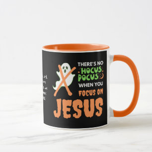 Taza Halloween NO HOCUS POCUS Christian