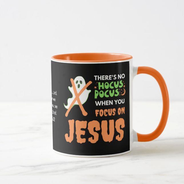 Taza Halloween NO HOCUS POCUS Christian (Derecha)