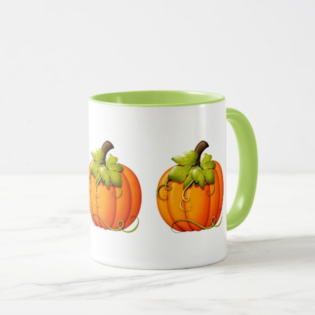 Taza Halloween/Otoño Calabaza Mug (Anverso derecho)