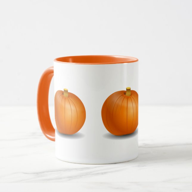 Taza Halloween/Otoño Calabaza Mug (Anverso izquierdo)