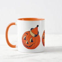 Halloween/otoño Jack-o-Lantern Mug