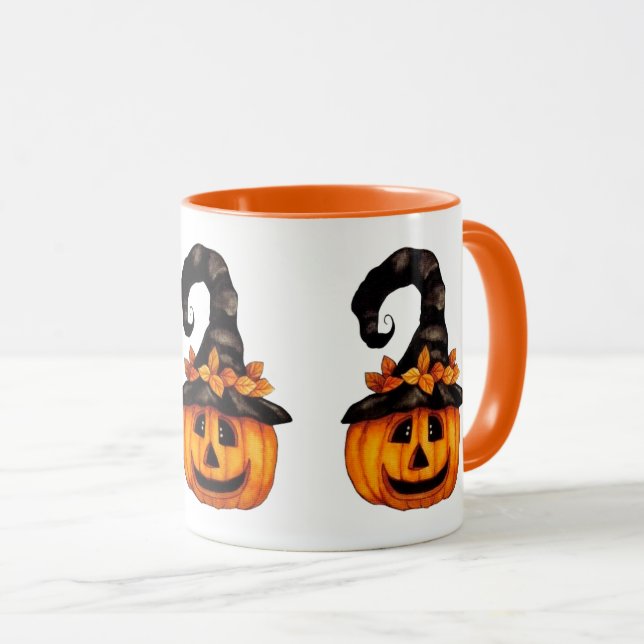 Taza Halloween/otoño Jack-o-Lantern Mug (Anverso derecho)