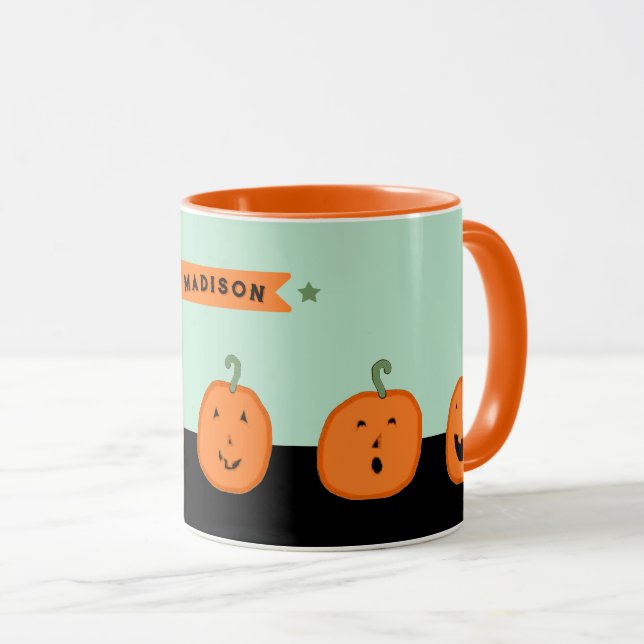 Taza Halloween Personalizado (Anverso derecho)