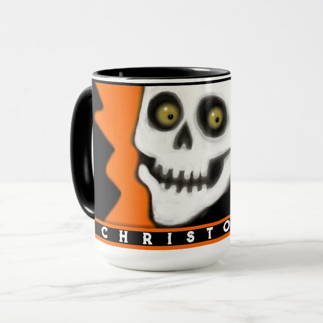 Taza Halloween personalizado (Anverso izquierdo)