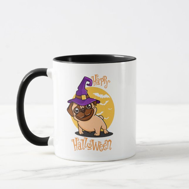Taza Halloween Puggy Mug (Izquierda)