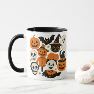 Taza Halloween Purpurinoso