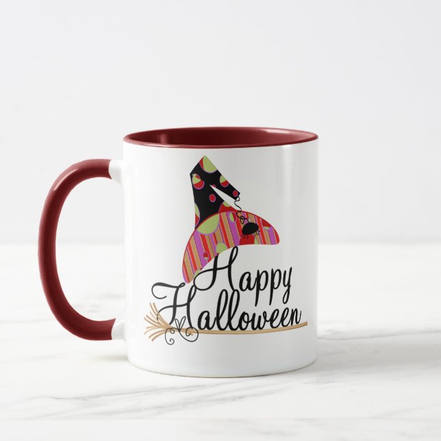 Taza Halloween retro feliz (Izquierda)