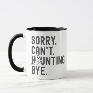 Taza Halloween Retro Gracioso Ghost Haunting