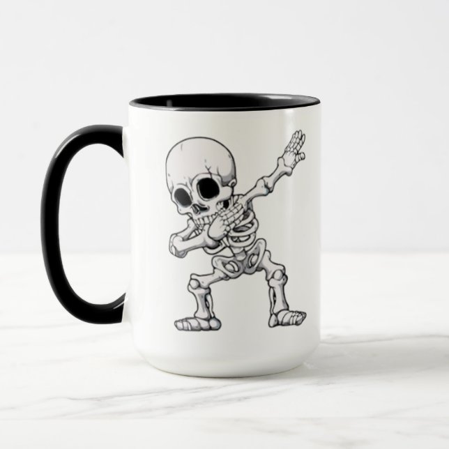 Taza Halloween Skeleton Dabbing (Izquierda)