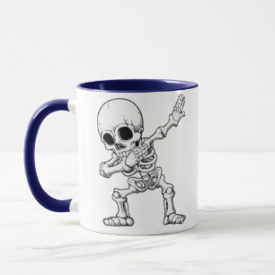 Taza Halloween Skeleton Dabbing