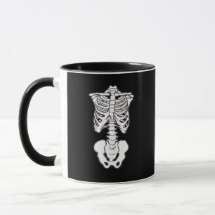 Taza Halloween Spookan Skeleton Bones Rib Cage