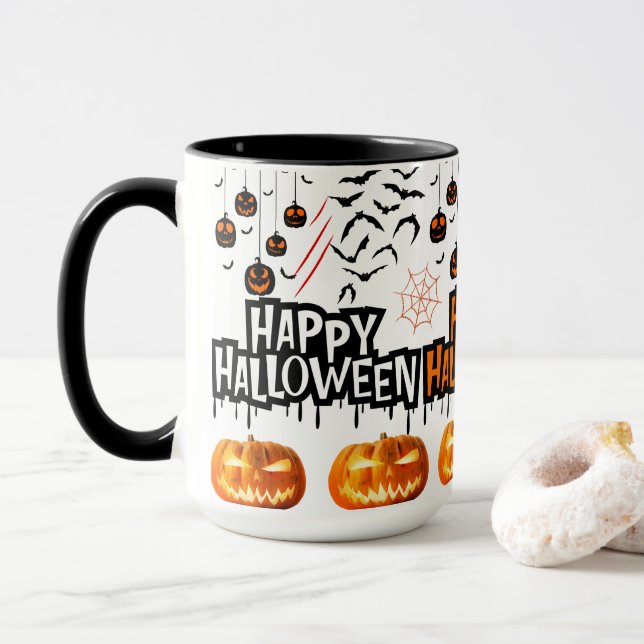 Taza Halloween Spooktacular (Con donut)