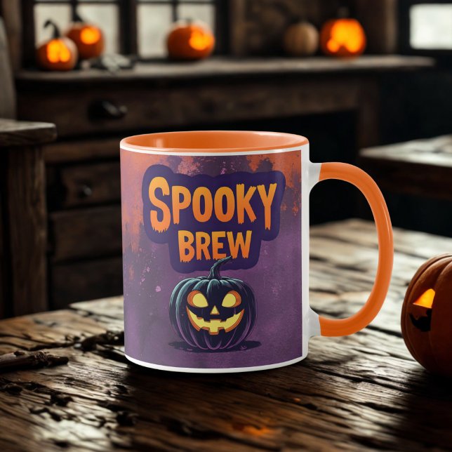 Taza Halloween Spooky provoca la muerte de almas oscura (Grab yours now for a frightfully delightful sip! Just add your name!)