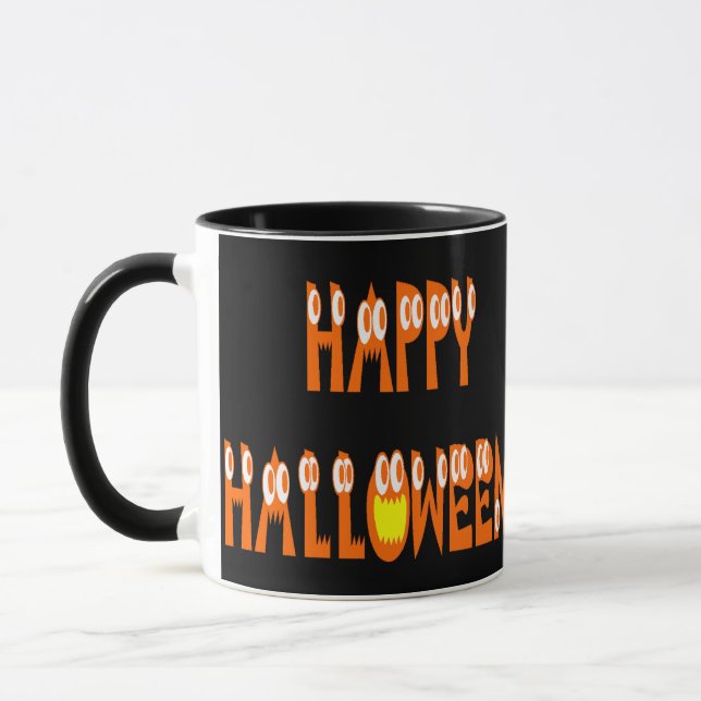 Taza Halloween Squash Text (Izquierda)